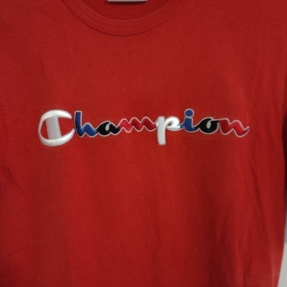 CHAMPION Embroidered Logo T Shirt Size Small - Picture 4 of 5